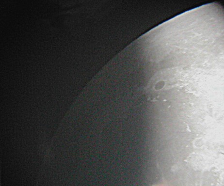 Sombra en el cráter de Plato